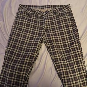plaid pants